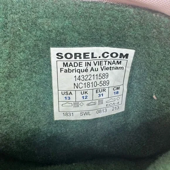 Sorrel Girls Flurry Snow Boots - Picture 10 of 10